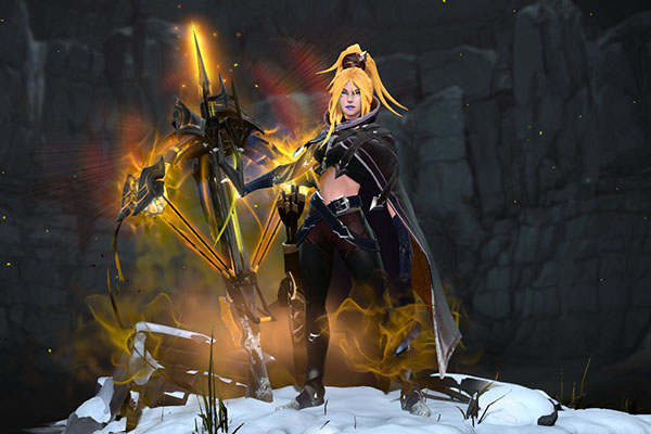 Открыть - Drow Ranger Custom Arcana Gold style для donate_alipay